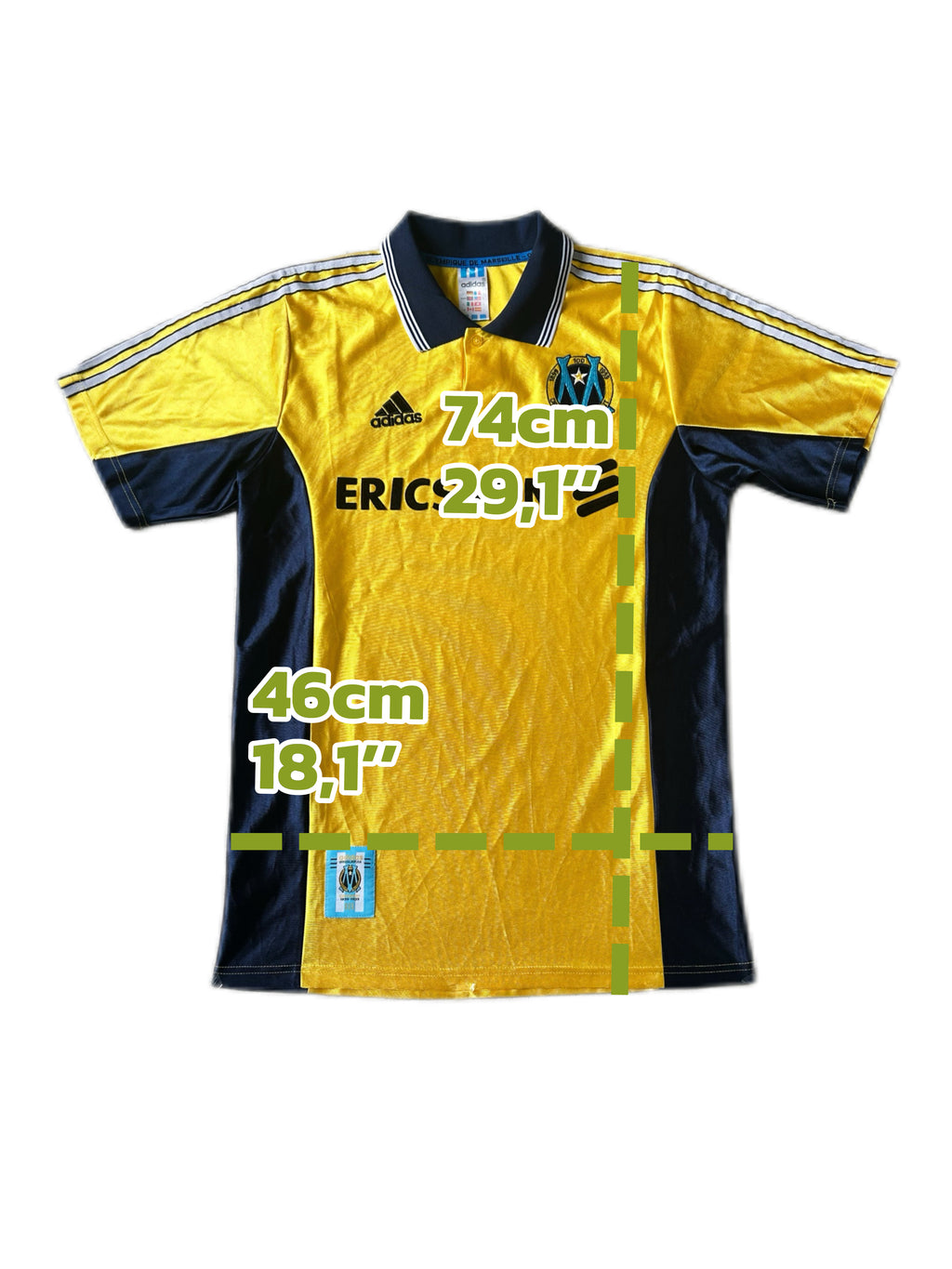 1998-99 Olympique Marseille Third Shirt - 6/10 - Size L