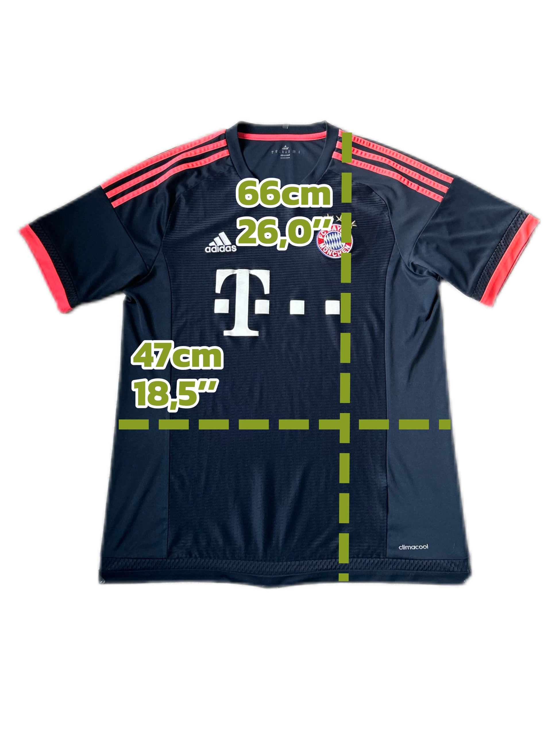 2015-16 Bayern Munich Third Shirt - 7/10 - Size M