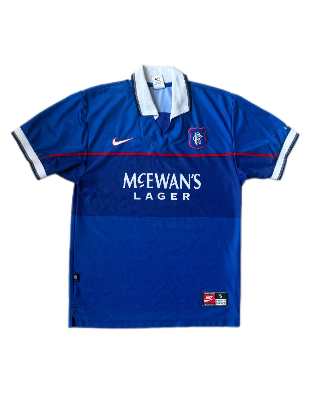 1997-1999 Rangers Home Shirt - 8/10 - Size S