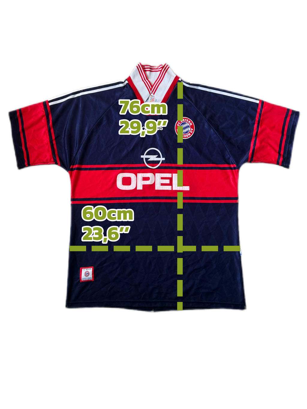 1997-1999 Bayern Munich Home Shirt - 6/10 - Size XXL