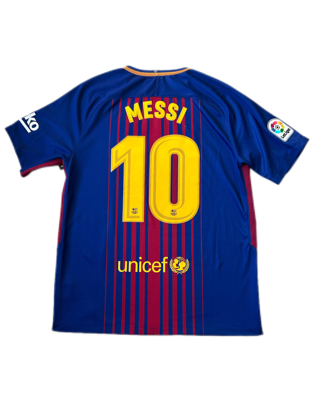 2017-2018 Messi Barcelona Home Shirt - 5/10 - Size L