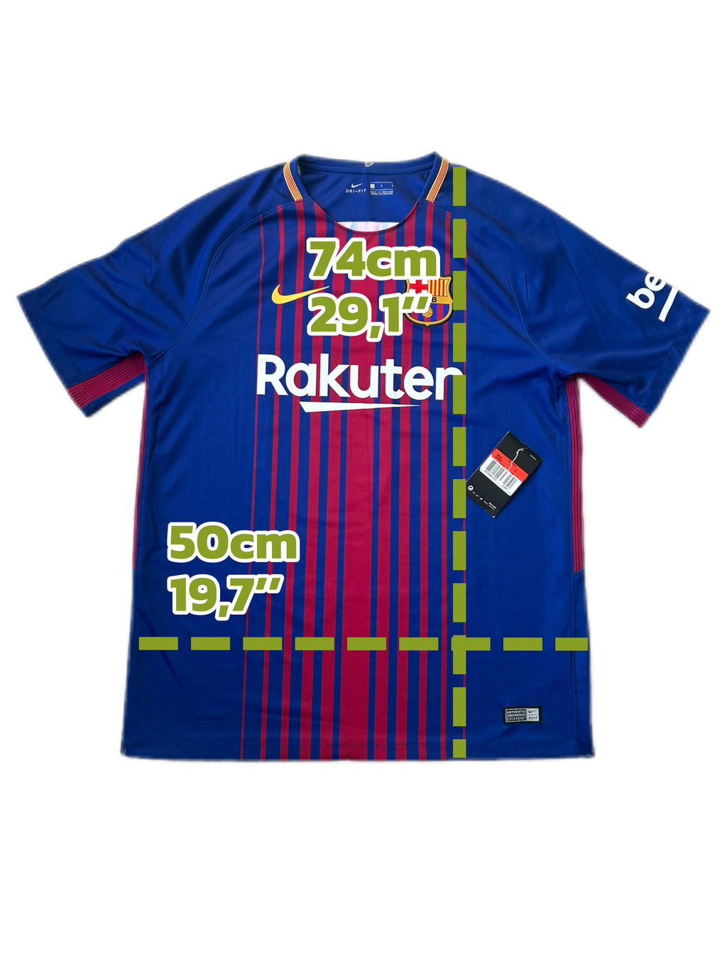 2017-2018 Messi Barcelona Home Shirt - 5/10 - Size L